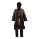 Kids Star Wars Costumes Obi-Wan Cosplay Costume Jedi Tunic Cloak Robe Full Set Outfit